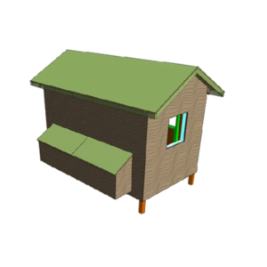10x6 BASIC HEN HOUSE